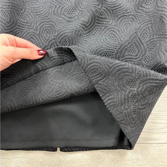 Kay Unger Black Gold Hardware Cocktail Holiday Party Dress - Picture 8 of 15